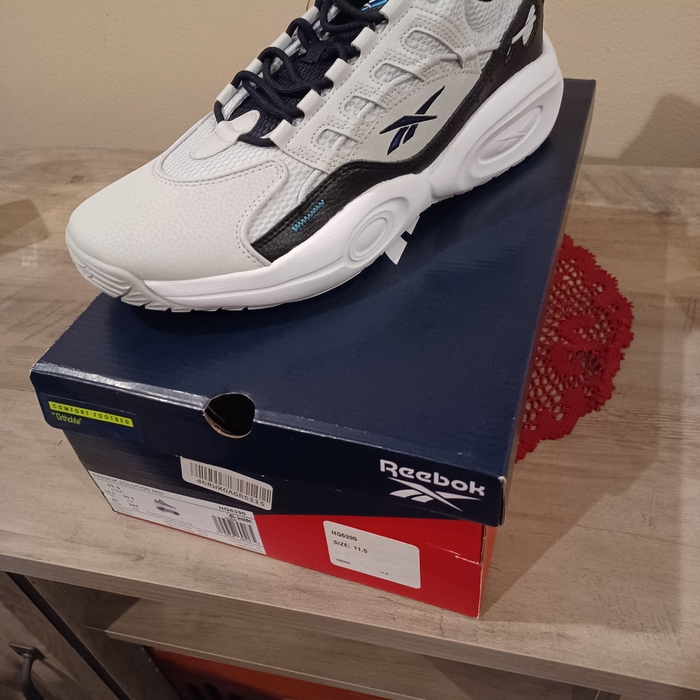 Men's Reebok 2023 Solution Mid 'Pure Grey Black'